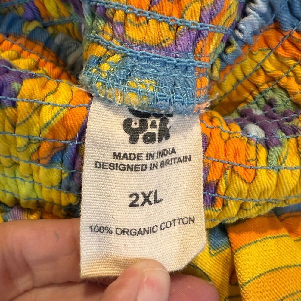 Lucy & Yak High waisted colorful shorts 2Xl - Picture 4 of 5